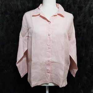 🌹 Eileen Fisher Light Pink Blouse 🌹